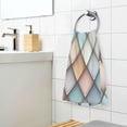 thumbnail image 3 of Yayeee 100% Cotton Hand Towels for Bathroom 16" x 28" Soft Absorbent Kitchen Towel, Colorful Art Pattern, 3 of 7