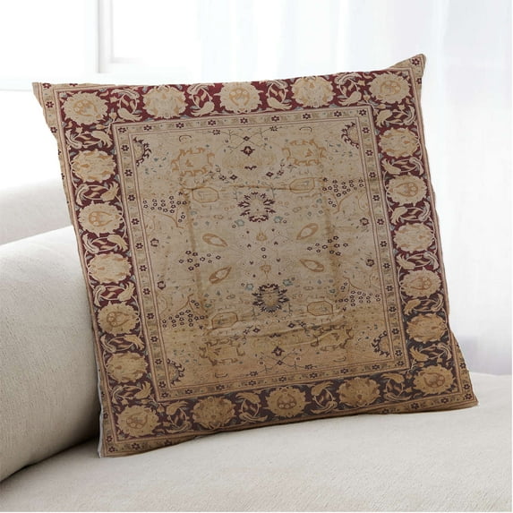 Ahgly Company Indoor Square Mid-Century Modern Throw Pillow, 18 inch by 18 inch