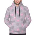 thumbnail image 4 of Hoodies for Men - Pink Flamingo B Long Sleeve Comfrt Men'S Fashion Hoodies & Sweatshirts, Sweatshirts for Men Hoodies Pullover Clothing Clothes with Pouch, 4 of 7