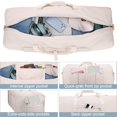 thumbnail image 3 of Bolsa de viaje Urtala 120L para hombre y mujer, color beige, 3 of 8