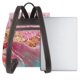 thumbnail image 3 of Disketp Abstract Pink Gold Splash Mochila de Cuero para Mujer, Bolso de Espalda Antirrobo con Estilo para Viaje, Trabajo y Uso Diario, 3 of 4