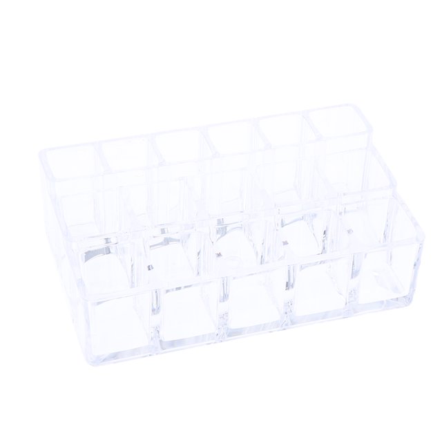 Organizador de lápiz labial acrílico Sunnimix 16 Contenedor de almacenamiento de Espacio