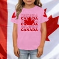 thumbnail image 3 of T-Shirt pour Enfants de la Fête du Canada, Imprimé Graphique du Drapeau Canadien, Col Rond, Manches Courtes, Tee pour Filles, T-Shirts Graphiques de la Fête de l'Indépendance Canadienne pour Garçons, Haut Patriotique de la Fête Nationale Canadienne, 3 of 5