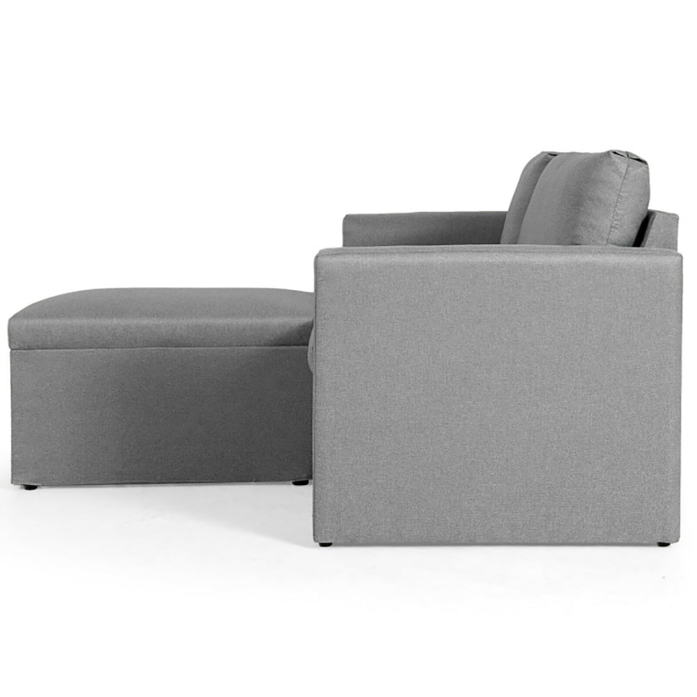 Finihen Convertible Sofa Bed, Modern Convertible Sleeper Couch, Convertible L-Shaped Sectional Sofa Couch with Reversible Chaise, for Living Room, Dark Gray Finihen Convertible Sofa Bed, Modern Convertible Sleeper Couch, Convertible L-Shaped Sectional Sofa Couch with Reversible Chaise, for Living Room, Dark Gray