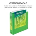 thumbnail image 3 of Samsill Biobased Economy Round Ring View Binders 3 Rings 2" Capacity 11 x 8.5 Lime 17365, 3 of 5