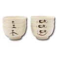 thumbnail image 3 of Pack Of 6 Melamine Eggplant Zen Swirl Wavy Soup Dessert Rice Ochawan Bowls 12oz, 3 of 5