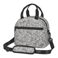 thumbnail image 1 of Balery Silver Glitter Bolsa de Almuerzo Impresa, Caja de Almuerzo Reutilizable, Bolsa Térmica Aislada para Almuerzo, Bolsa Antiderrames, 1 of 7