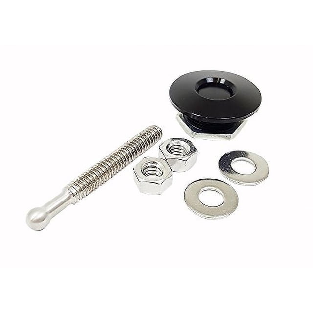Quik-Latch Products QL-25-SB 1.25" Diameter Black Anodized Aluminum Mini Quick Release Latch