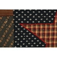 thumbnail image 4 of Primitive Throw 60x50 Patriotic Patch Quilted Patchwork Red Blue Americana TCC Brands, 4 of 5