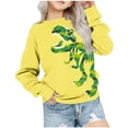 thumbnail image 3 of Cethrio Boys Sweatshirts, Pullover Printed Long Sleeve Spring and Autumn Tops Yellow Size 11-12 T, 3 of 4