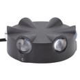 thumbnail image 4 of Aplique de pared LED redondo de aluminio negro, 6 W, 6 LED, impermeable, iluminación cálida, para patio, CA de 85 a 265 V., 4 of 14