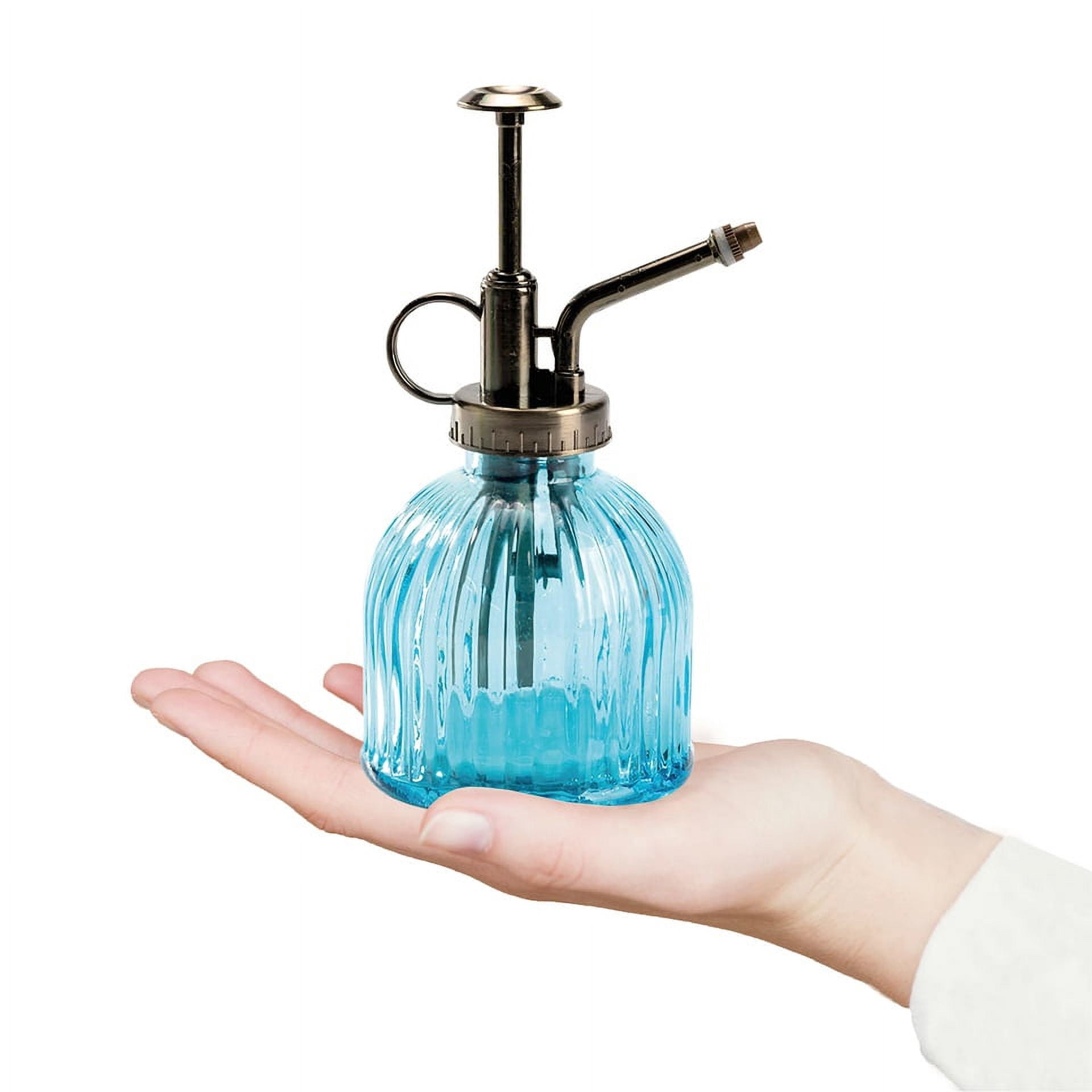 K-Cliffs Vintage Blue Glass Plant Mister Bottle , 1 Each, Dimensions: 3.5L x 3.2W x 6.5H inches, 1Pc, 1 Pack