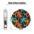 thumbnail image 3 of Goofa Palm Trees Pattern Pocket Mirror, Portable Makeup Mirror,Travel Makeup Mirror,Dual-Sided Compact Mirror,Gift Makeup Mirror-Round Shape, 3 of 9