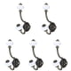thumbnail image 1 of Ganchos para abrigos de cerámica de bronce retro, paquete de 5 Ganchos de pared de estilo pastoral Ganchos para sombreros Ganchos para puertas Ormromra LN-1093, 1 of 8