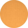 thumbnail image 1 of Ahgly Company Indoor Round Abstract Orange Contemporary Area Rugs, 6' Round, 1 of 1