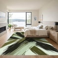 thumbnail image 3 of ODIKA 4'x6' Machine Washable Non-Slip Area Rug, Abstract Sage Green High Traffic Rug, Green, 1284499, 3 of 7