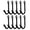 Black, variant on 10PCS Single Prong Wrought Hooks Vintage Brass Wall Hooks Coat Hooks Hanging Coat Hat Key Towel Hanger Home Decor
