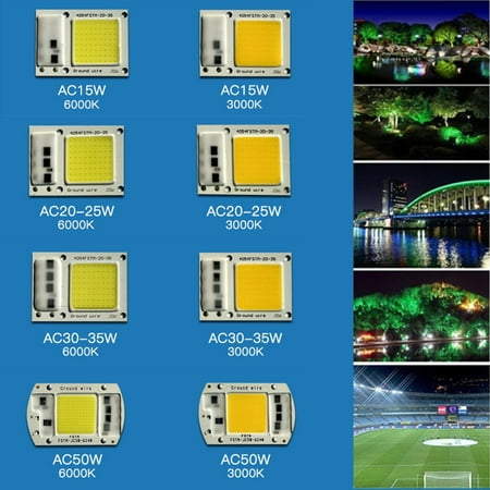 

RONSHIN 15W/20W/30W/50W LED Drive-Free COB Chip Lamp 220V