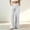 #White, variant on DPTALR Women's High Waist Wide Leg Linen Pants,Button Closure Casual Baggy Straight Leg Trousers with Pockets,White,Women's Plus Size XXL