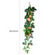 thumbnail image 2 of Guirnalda de rosas artificiales Simulación Decoración floral Colgante de pared para el hogar Vid de flor de rosa falsa, Champán Sweethay HA8234-03B, 2 of 6
