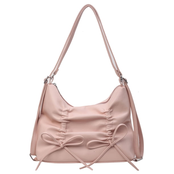 Mochila Informal Bolso Mano Diario para Mujer Con Lazo Citas Femenino Cuero PU