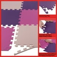 thumbnail image 5 of Stalwart 12" x 12" Pink Foam Interlocking Floor Mats, 20 Pack, 5 of 24