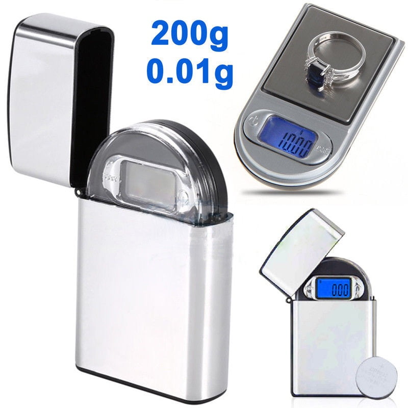 0.01g x 200g Gram Mini Digital Pocket "lighter" Scale Jewelry Diamond Weight 