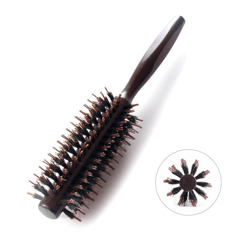 Bristle Round Hair Brush Quiff Roller Makes Your Hair Smooth & Shiny  Suitable For People With Tangled Hair Small Oblique 