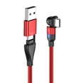 thumbnail image 5 of Cable De Datos De Flexión De 180 Grados Pd60W Cable De Carga Rápida De Bajo Consumo De Energía A + C A C Cable De Datos Dos En Led De Transmisión Rápida Para Computadora Portátil Con Teléfono Móvil Methold EL014391-04, 5 of 5
