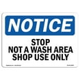 thumbnail image 1 of SignMission OS-NS-A-1824-L-18484 18 x 24 in. OSHA Notice Sign - Stop Not An Emergency Exit, 1 of 1