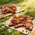thumbnail image 4 of Highland Cow Charcuterie Board, Solid Wood Cheese & Serving Board with 3D Carved Design, Farmhouse Wooden Charcuterie Board for Meats, Cheese & Snacks, Housewarming Gift (A-1pcs), 4 of 11