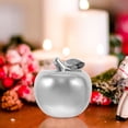 thumbnail image 2 of 1pc Adorno de cerámica en forma de manzana Decoración de escritorio creativa Regalo de Navidad elegante, 2 of 7