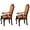 Cherry, variant on Espresso and Tan Arm Chairs for Home / Feature Classic Design