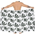 thumbnail image 5 of HAPPY BAY Men's Swim Trunk Swimsuits Sarong Pareo Beach Wrap One Size White_AA87 Summer Vacation Aloha, 5 of 5