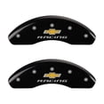 thumbnail image 3 of MGP 4 Caliper Covers Engraved Front & Rear Chevy racing Black finish silver ch Fits select: 2014-2016 CHEVROLET SONIC LTZ, 2013 CHEVROLET SONIC RS, 3 of 6