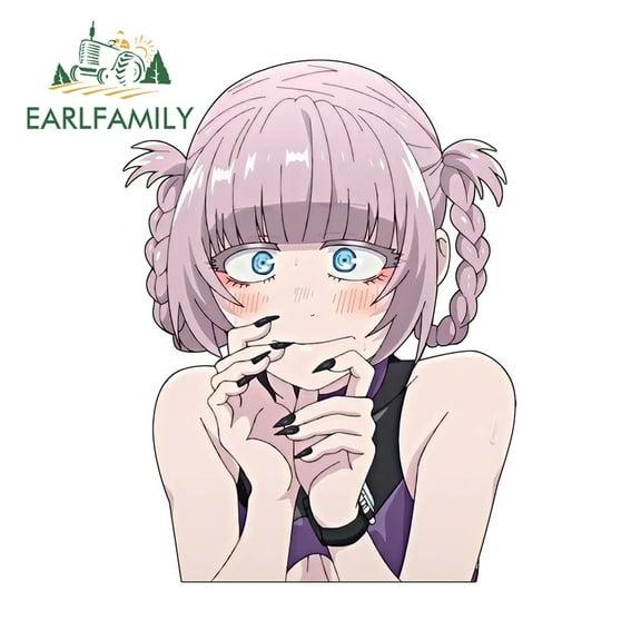 EARLFAMILY 5.1 Inch Nanakusa Nazuna Car Stickers Windows Windows Auto Motorcycle Waterproof PVC Decal Car Wrap