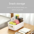 thumbnail image 4 of Household Plastic Storage Basket, Desktop Storage Cosmetics, Snacks And Sundries Sorting Storage Basket with Handle for Pantry Kitchen Countertops Bathrooms, 4 of 10
