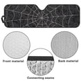 thumbnail image 6 of Uorisanigo Windshield Sun Shade UV Rays & Heat Protection Accessories for Jeep Wrangler, Foldable Spider Web Print Windshield Shade for Jeep Wrangler TJ JK JKU 1996-2018, 6 of 7