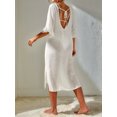 thumbnail image 4 of Vestido para Mujer con Escote en V, Media y Abertura Lateral. S, 4 of 9
