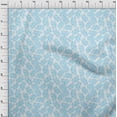 thumbnail image 4 of oneOone Velvet Sky Blue Fabric Tropical Craft Projects Decor Fabric Printed By The Yard 58 Inch Wide, 4 of 5