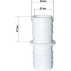 thumbnail image 2 of Paquete de 2 conectores de manguera de 32 mm de diámetro con abrazaderas de manguera de 1 1/4" - Adaptador de manguera de piscina - Enchufes dobles JFHHH pequeña, 2 of 5