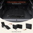 thumbnail image 6 of TLSUNNY Outdoor Padded Folding Lounge Chair, Adjustable Back and Leg, Portable Reclining Chair with Pillow & Side Pocket for Beach, Pool, Sunbathing, 6 of 11