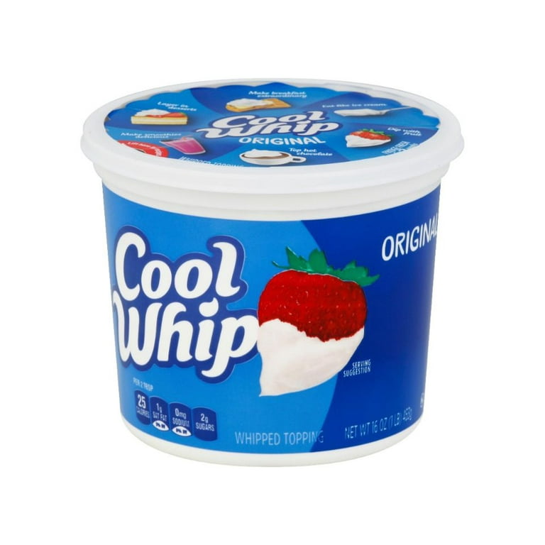 Cool Whip Reduced Fat Whipped Cream Topping, Oz Tub