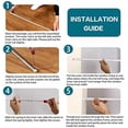 thumbnail image 7 of 4 Pack Tension Rod Oval Spring Tension Curtain Rod Adjustable 36 to 60 Inches Small Short White Tension Rods No Drilling Spring Loaded Curtain Rods For Doors and Windows, 36-60 Inch, White, 7 of 7