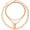 Gold Coin, variant on Gold Layered Necklaces for Women Chunky Silver Necklace Coin Paperclip Stacked Necklace Trendy Statement Jewelry