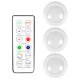 thumbnail image 1 of De Noche Blancas Alimentadas Por Batería Con 16 Luces Rgb, 10 Pegatinas De Brillo, Luz Ambiental, Luz Ambiental, Lámpara De Noche Para Cocina, Sala De Estar, Porche 3 Lámparas sonducket HA015689-00, 1 of 7