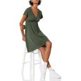 thumbnail image 3 of walmart Essentiels Femmes Robe Cache-Cœur Grande Taille_dnu, 3 of 6