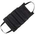 thumbnail image 1 of Bolsa enrollable para herramientas, bolsa enrollable de lona para llaves, organizador multiusos para herramientas, 5 bolsillos con cremallera para herramientas, 1 of 6