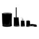 thumbnail image 2 of Elegante juego de accesorios de baño, elegante conjunto de baño, botella de desinfectante de manos para el hogar Negro, 2 of 8