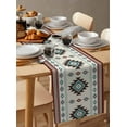 thumbnail image 2 of Table Runner Dresser Scarf 13 x 70 Inch Aztec Red Southwest Wind Bohemian Ethnic Wind Table Runners Non-Slip Heat Kitchen Dining Table Decor for Indoor Outdoor Home Party Decoration, 2 of 7